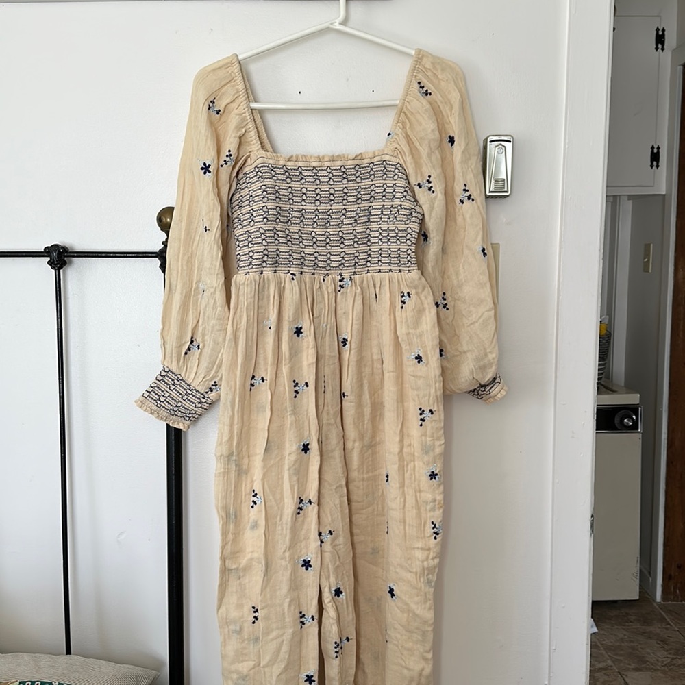 NWOT free people dahlia jumpsuit in washed out